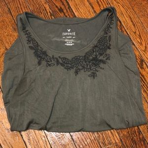 Embroidered Tank